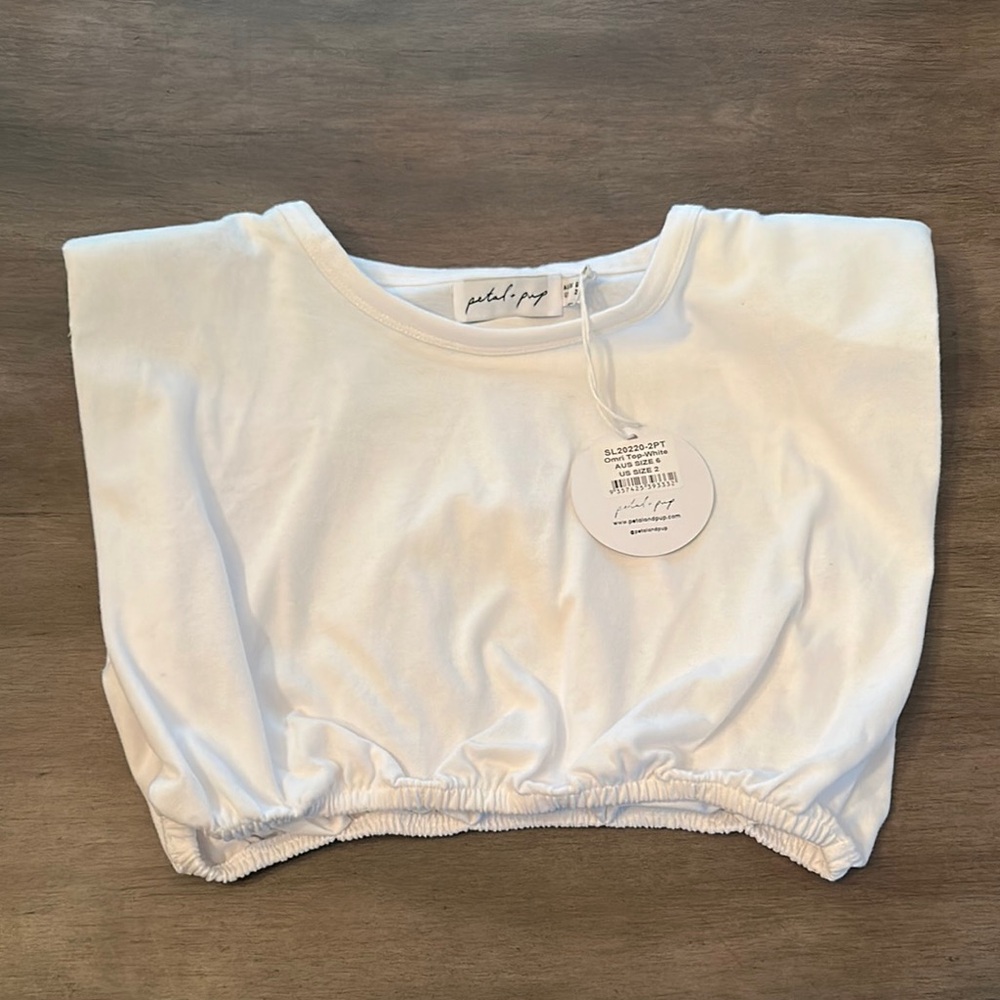White Crop Top
